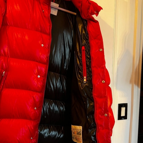 hanoverian jacket moncler red sz 1 - Picture 3 of 5